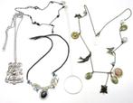 Kettingen 5 stuks - ketting - Vlinder Zwaluw, Verzenden, Zilver, Overige materialen