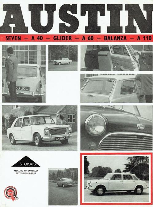 Folder Austin modellen (ca.1965), Boeken, Auto's | Folders en Tijdschriften, Gelezen, Overige merken, Verzenden