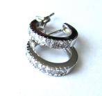 Mooie 925 zilveren oorbellen Stekers witte topaas, Sieraden, Tassen en Uiterlijk, Oorbellen, Ophalen, Zo goed als nieuw, Met edelsteen