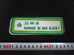 sticker jij en ik samen in het ACV, Verzamelen, Ophalen, Zo goed als nieuw