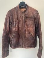 Goosecraft leren jas, Kleding | Heren, Jassen | Zomer, Bruin, Maat 48/50 (M), Goosecraft, Ophalen of Verzenden