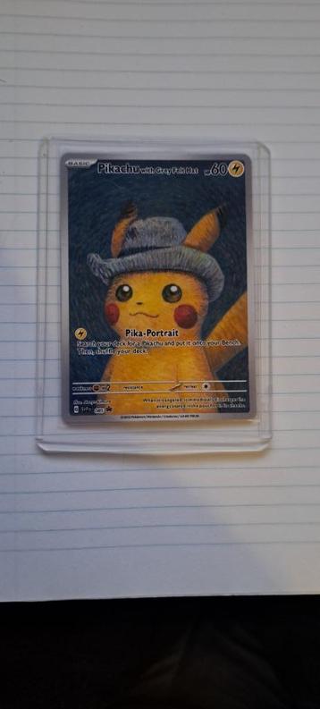 Pikachu with Grey Felt Hat #85 [Van Gogh Pikachu] beschikbaar voor biedingen