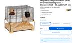 Complete hamsterkooi Ferplast Karat 60 incl. accessoires, Kooi, Minder dan 75 cm, Zo goed als nieuw, Muis