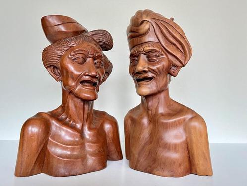 Indonesische borstbeelden Java Javaans Bali Balinese, Antiek en Kunst, Kunst | Niet-Westerse kunst, Ophalen of Verzenden