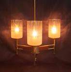 Vintage Messing Stilnovo Hanglamp, Huis en Inrichting, Lampen | Kroonluchters, Ophalen of Verzenden, Gebruikt