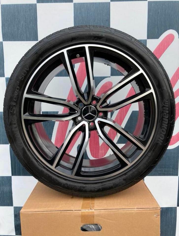 22 inch Mercedes GLE W167 velgen 5x112 + hankook banden ML, Auto-onderdelen, Banden en Velgen, Banden en Velgen, Zomerbanden, Overige maten