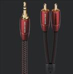 Audioquest Golden Gate 3.5mm Mini naar RCA, 8M, Zwart, Ophalen of Verzenden, Nieuw, 5 tot 10 meter, Interlink-kabel
