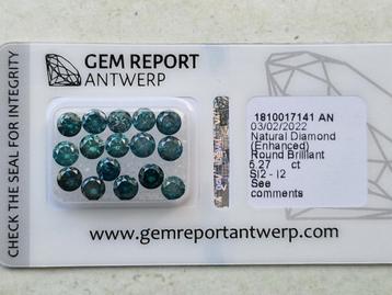 Diamant 5.27 ct met certificaat (van Gem report) beschikbaar voor biedingen