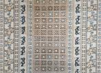 Vintage Perzisch oosters Pazyryk tapijt paarden 140x200cm, Gebruikt, Crème, 100 tot 150 cm, Ophalen of Verzenden