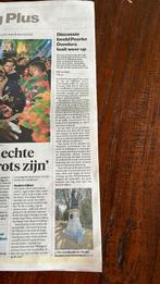 Kranten artikel 2025 over peerke donders, Ophalen of Verzenden, 1940 tot 1960, Krant