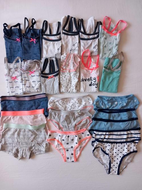 Groot pakket Hema ondergoed maat 98 - 104, Kinderen en Baby's, Kinderkleding | Maat 98, Gebruikt, Meisje, Nacht- of Onderkleding