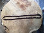 Granaat ketting,donker rode granaat ketting facet geslepen ., Sieraden, Tassen en Uiterlijk, Kettingen, Ophalen, Nieuw, Rood, Steen of Mineraal