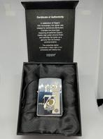 Zippo 75th anniversary - Ongevuurd!, Ophalen of Verzenden, Zo goed als nieuw, Aansteker