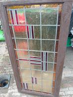 Fraai art deco glas in lood ramen, Antiek en Kunst, Curiosa en Brocante, Ophalen