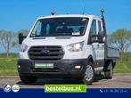 FORD TRANSIT 350 l4 d.c open laadbak!, Auto's, Gebruikt, Euro 6, 7 stoelen, Wit