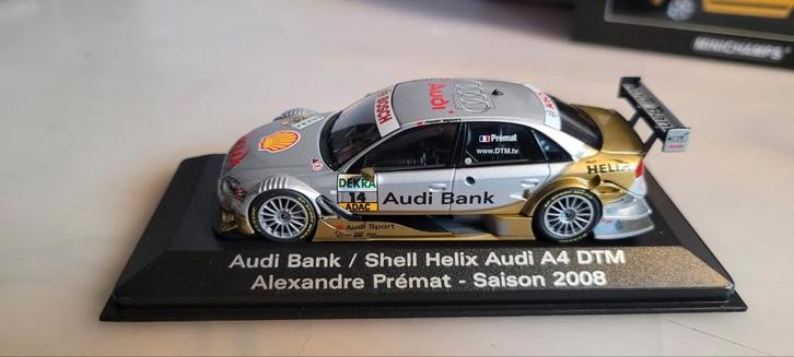 Minichamps Audi A4 DTM 2008, Hobby en Vrije tijd, Modelauto's | 1:43, Zo goed als nieuw, Auto, MiniChamps, Ophalen of Verzenden