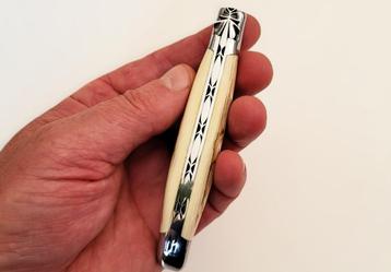 Nieuw Laguiole Zakmes MICKAEL GINISTY FossielMammoet 12cm. beschikbaar voor biedingen
