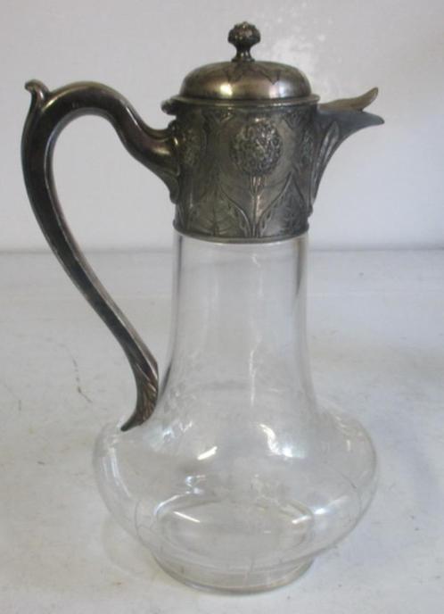 art nouveau karaf schenkkan Gallia Christofle, Antiek en Kunst, Curiosa en Brocante, Verzenden