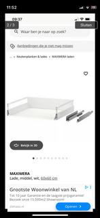 Uitschuifbare lade keuken 2stuks, Ophalen, 50 tot 100 cm, Zo goed als nieuw, Minder dan 100 cm