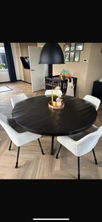 Ronde eettafel 150 cm, Huis en Inrichting, Tafels | Eettafels, Ophalen, Zo goed als nieuw, Rond, 100 tot 150 cm