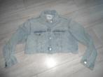 Zara; Vintage crop-spijkerjasje; maat L, Blauw, Zara, Maat 42/44 (L), Ophalen of Verzenden