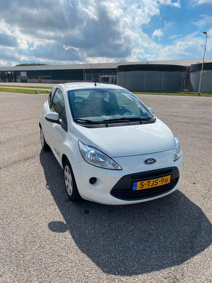 Ford Ka 1.2 51KW 2014 Wit, Auto's, Ford, Particulier, Ka, ABS, Airbags, Airconditioning, Alarm, Centrale vergrendeling, Climate control