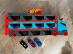 Hot Wheels Racebaan Transporter met 3 autos - Uitbreidbaar!, Zelf te bouwen, Ophalen of Verzenden, Hot Wheels, Handmatig
