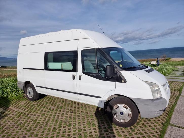 Ford transit buscamper, Caravans en Kamperen, Campers, Particulier, tot en met 2, Buscamper of Camperbus, Ford, Ford, Diesel, Handgeschakeld