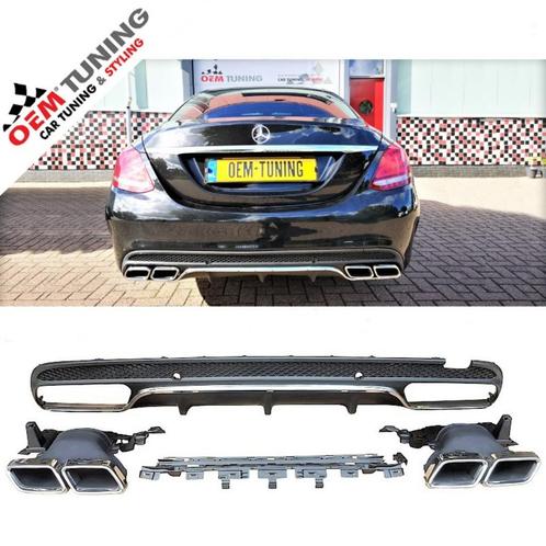 MERCEDES-BENZ C-CLASS W205 C63 AMG LOOK DIFFUSER | 2014-2018, Auto diversen, Tuning en Styling, Ophalen of Verzenden