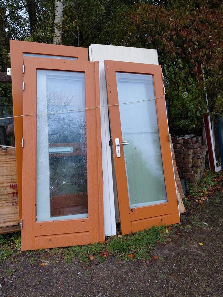 MeerdereTuindeuren set 1695x2115mm - 1680x2115, Doe-het-zelf en Verbouw, Deuren en Horren, Buitendeur, 200 tot 215 cm, 120 cm of meer