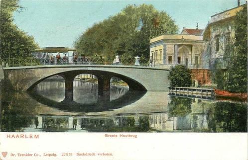 (388-080-039) Haarlem Groote Houtbrug, Verzamelen, Ansichtkaarten | Nederland, Noord-Holland, Verzenden