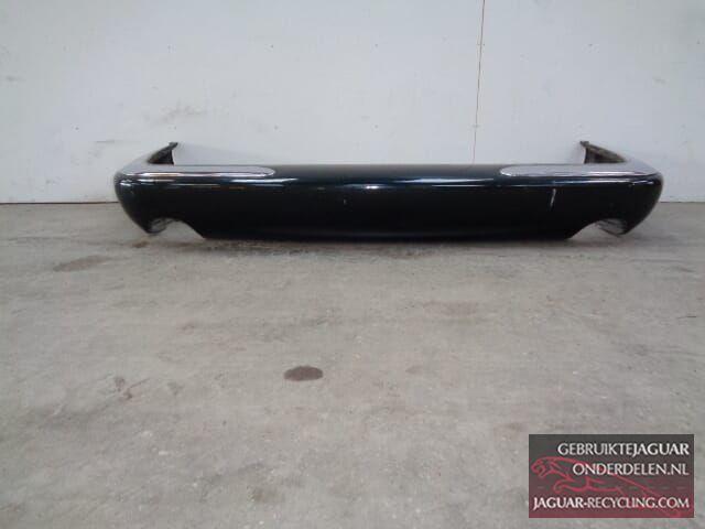 Achterbumper compleet met balk kleur groen, Auto-onderdelen, Carrosserie en Plaatwerk, Bumper, Jaguar, Achter, Gebruikt, Ophalen of Verzenden