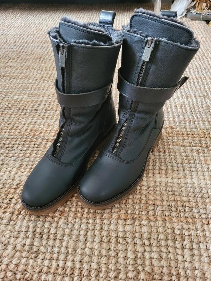 Stoere dames boots Via Vai Maat 40, Kleding | Dames, Schoenen, Zo goed als nieuw, Lage of Enkellaarzen, Zwart, Ophalen of Verzenden