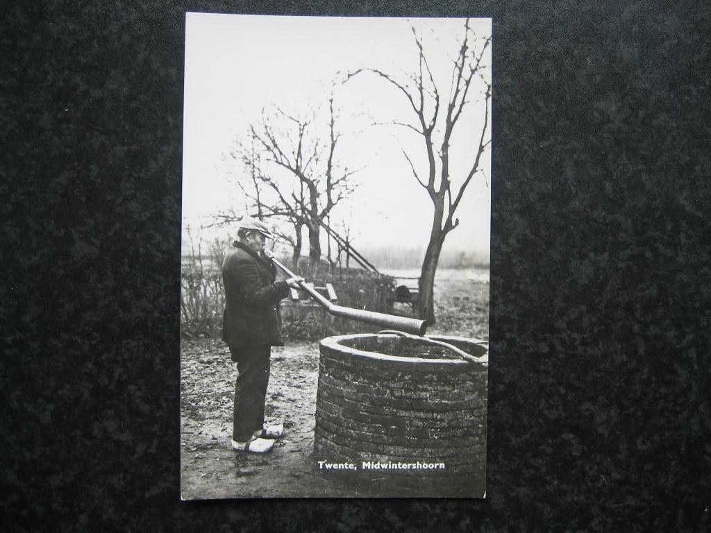 TWENTE Midwinterhoorn blazen B sig. mag 't Schild ootmarsum, Verzamelen, Ophalen of Verzenden, 1960 tot 1980, Overijssel