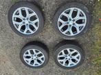 4x mitsubishi 18" licht metalen velgen 4x zomer banden, Auto-onderdelen, Banden en Velgen, Ophalen, 18 inch, Gebruikt, Band(en)