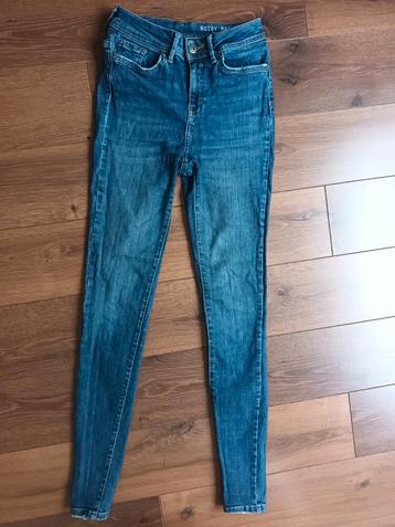 Blauwe jeans spijkerbroek broek blauw Noisy May W27 27 L32 beschikbaar voor biedingen