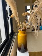 Vintage West-Germany vaas 617-30 – geel/bruin glazuur, Huis en Inrichting, Woonaccessoires | Vazen, Ophalen, Geel, Aardewerk of Porselein