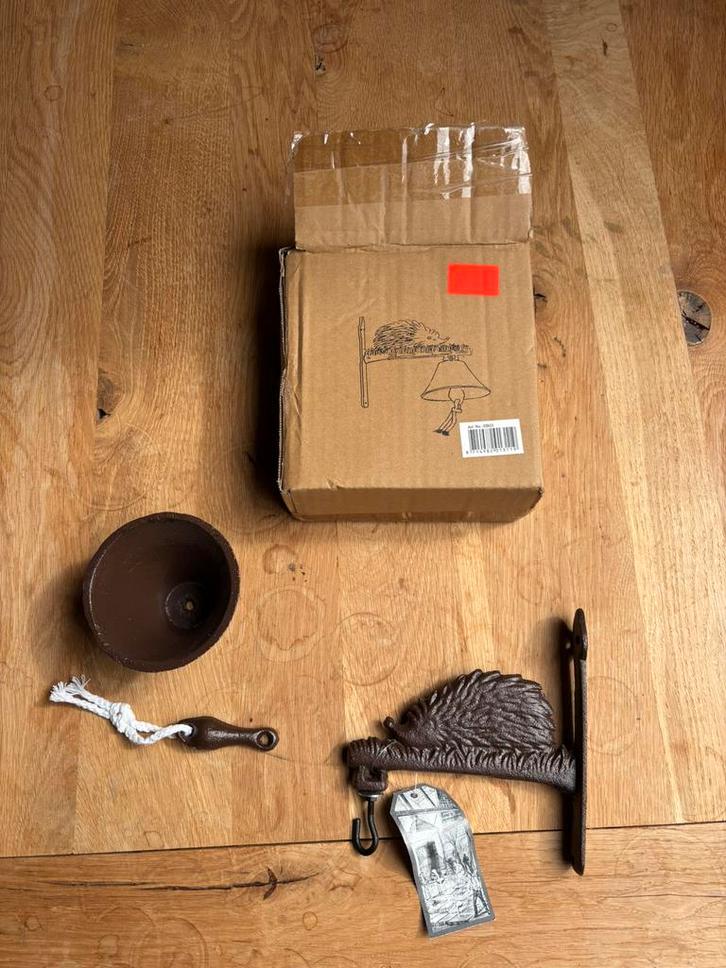 Gietijzeren deurbel, Huis en Inrichting, Deurbellen, Nieuw, Ophalen