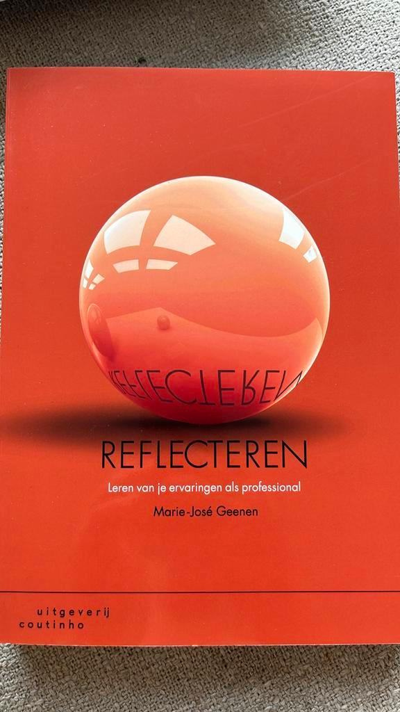 Marie-José Geenen - Reflecteren, Boeken, Politiek en Maatschappij, Zo goed als nieuw, Maatschappij en Samenleving, Nederland, Ophalen of Verzenden