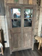 Driftwood vitrinekast, Ophalen, Nc, Met deur(en), Breda