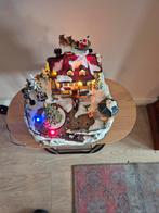 Kersthuis speeldoos, Diversen, Kerst, Ophalen of Verzenden