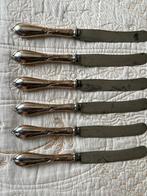 6x Zilveren messen, Bremer Liliën, Koch & Bergfeld, Antiek en Kunst, Antiek | Goud en Zilver, Ophalen of Verzenden, Zilver