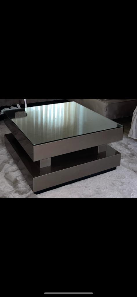 Salontafel Eric custer, Huis en Inrichting, Tafels | Salontafels, Zo goed als nieuw, 50 tot 75 cm, 50 tot 100 cm, 50 tot 100 cm