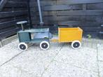 Nostalgie kinder trekwagen + aanhanger, Kinderen en Baby's, Speelgoed | Buiten | Voertuigen en Loopfietsen, Verzenden