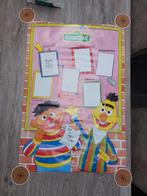 Verkerke poster Sesamstraat Bert en Ernie, Verzamelen, Ophalen of Verzenden, Zo goed als nieuw