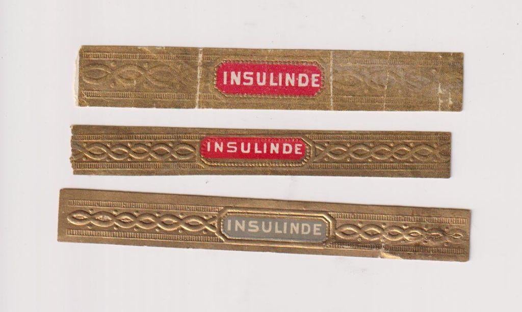 sigarenbanden - INSULINDE, Verzamelen, Verzenden, Gebruikt, Sigarenbandjes