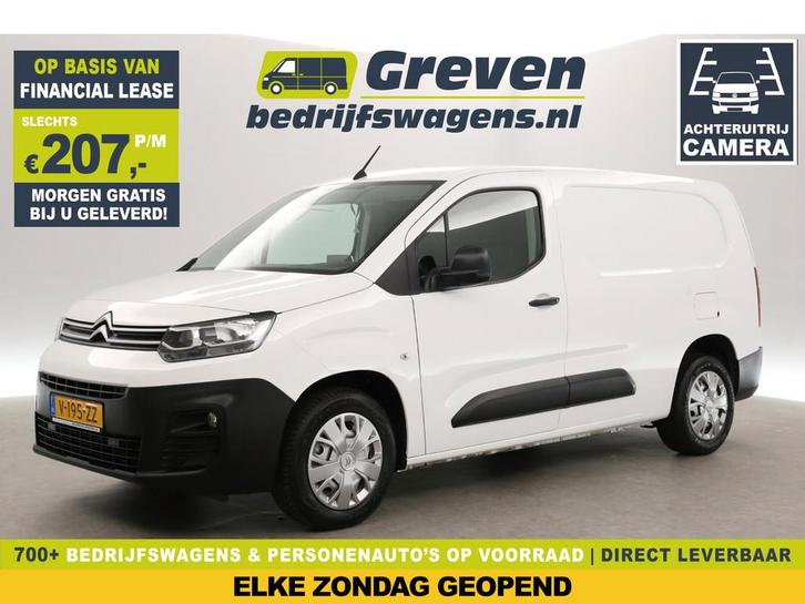 Citroën Berlingo 1.5 BlueHDI Club XL L2 | 102PK | Airco | C, Auto's, Bestelauto's, Bedrijf, Te koop, ABS, Achteruitrijcamera, Airconditioning
