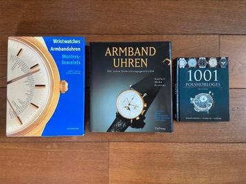 Verzameling horlogeboeken  beschikbaar voor biedingen