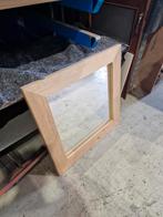 Vierkante Spiegel met eikenhouten Frame 78x78cm, Ophalen, Minder dan 50 cm, Vierkant, Zo goed als nieuw