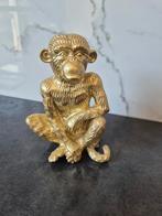 Gouden Aap Beeldje - 15cm, Ophalen of Verzenden, Zo goed als nieuw